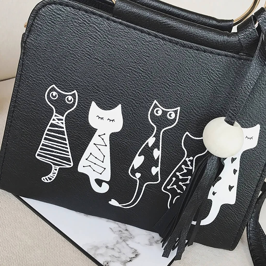 Botha™ | Isabella Purr sonality cat handbag