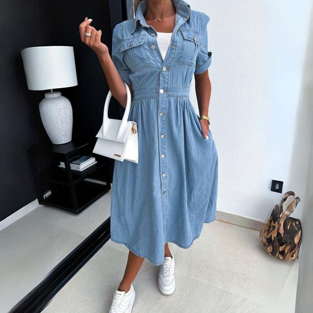 Botha™| Maddie  stylish and sustainable denim dress