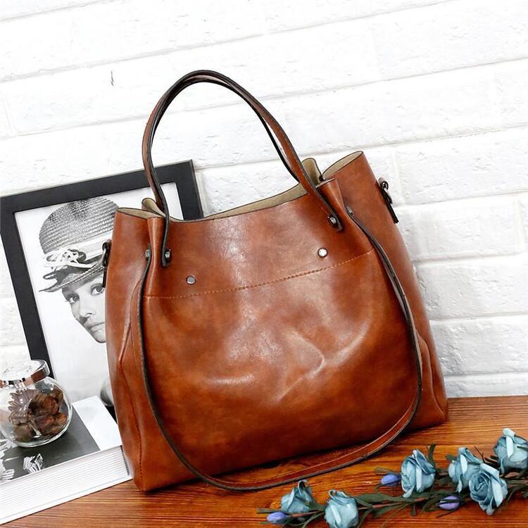 Botha™ Hailey - 4-Piece Vintage Leather Bag Set | Buy 1, Get 3 Free!