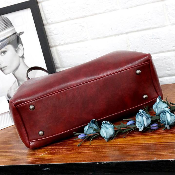 Botha™ Hailey - 4-Piece Vintage Leather Bag Set | Buy 1, Get 3 Free!