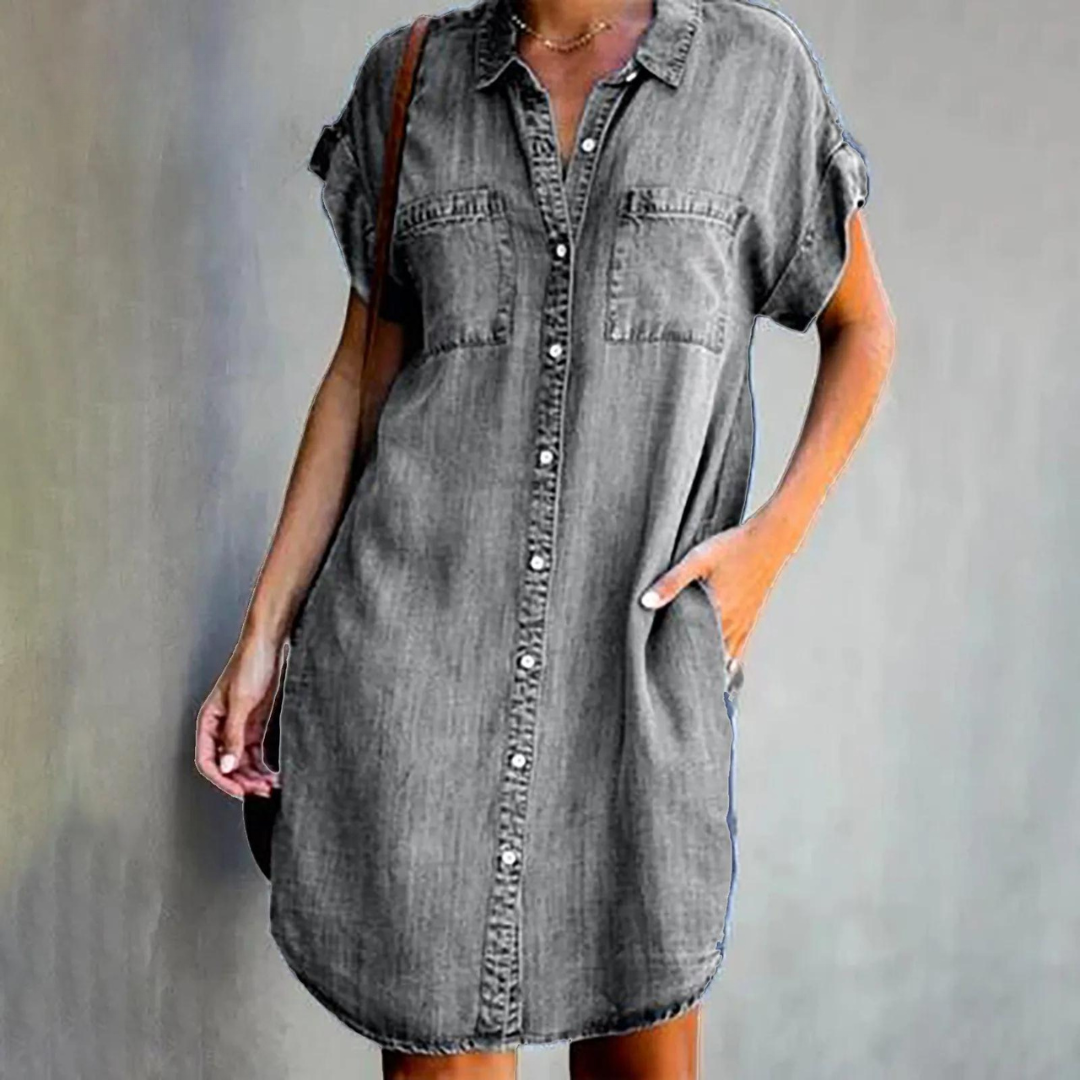 Botha™| Mia  timeless denim dress