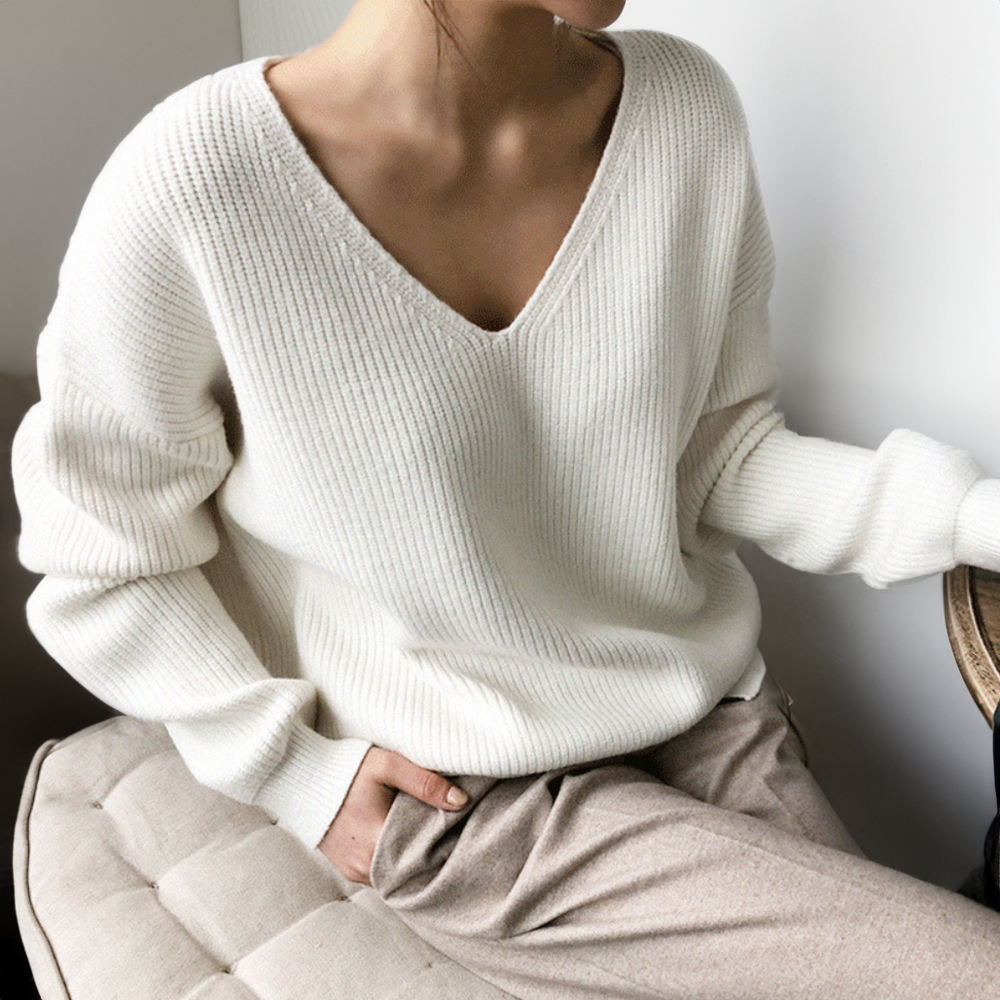 Botha™ Ximena - Soft layered knit sweater