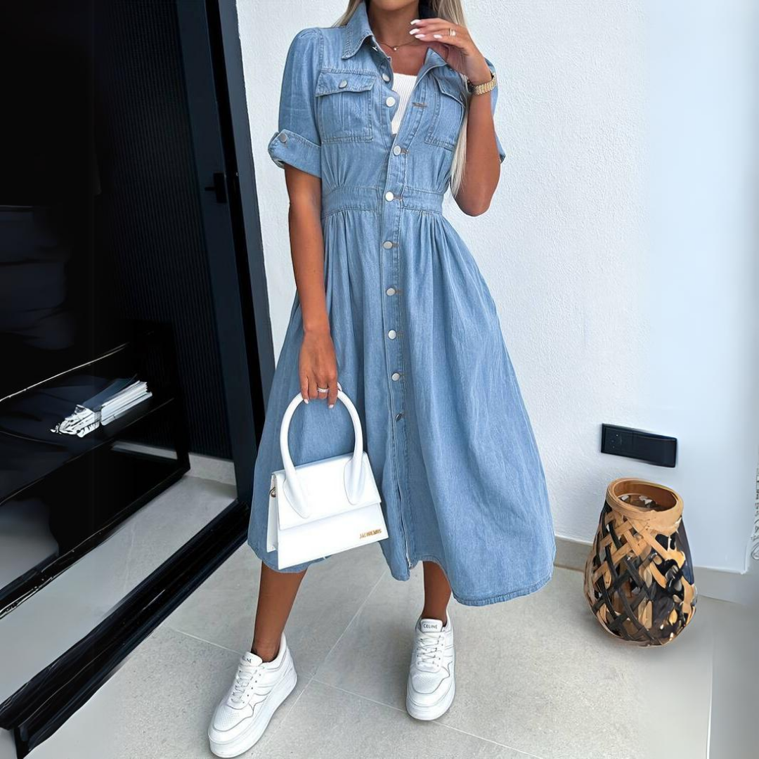 Botha™| Maddie  stylish and sustainable denim dress