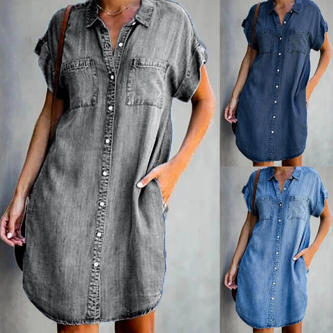 Botha™| Mia  timeless denim dress