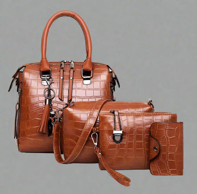 Botha™ | Aurelia 4-piece modern leather bag set