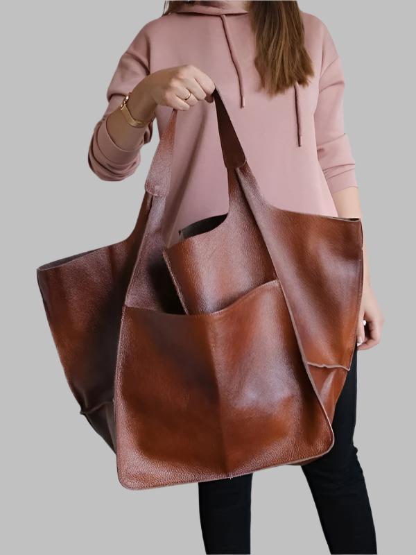 Botha™ | Daphne New oversized handmade vegan leather handbag