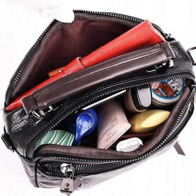 Botha™ Florence - Handmade soft leather multi-compartment bag