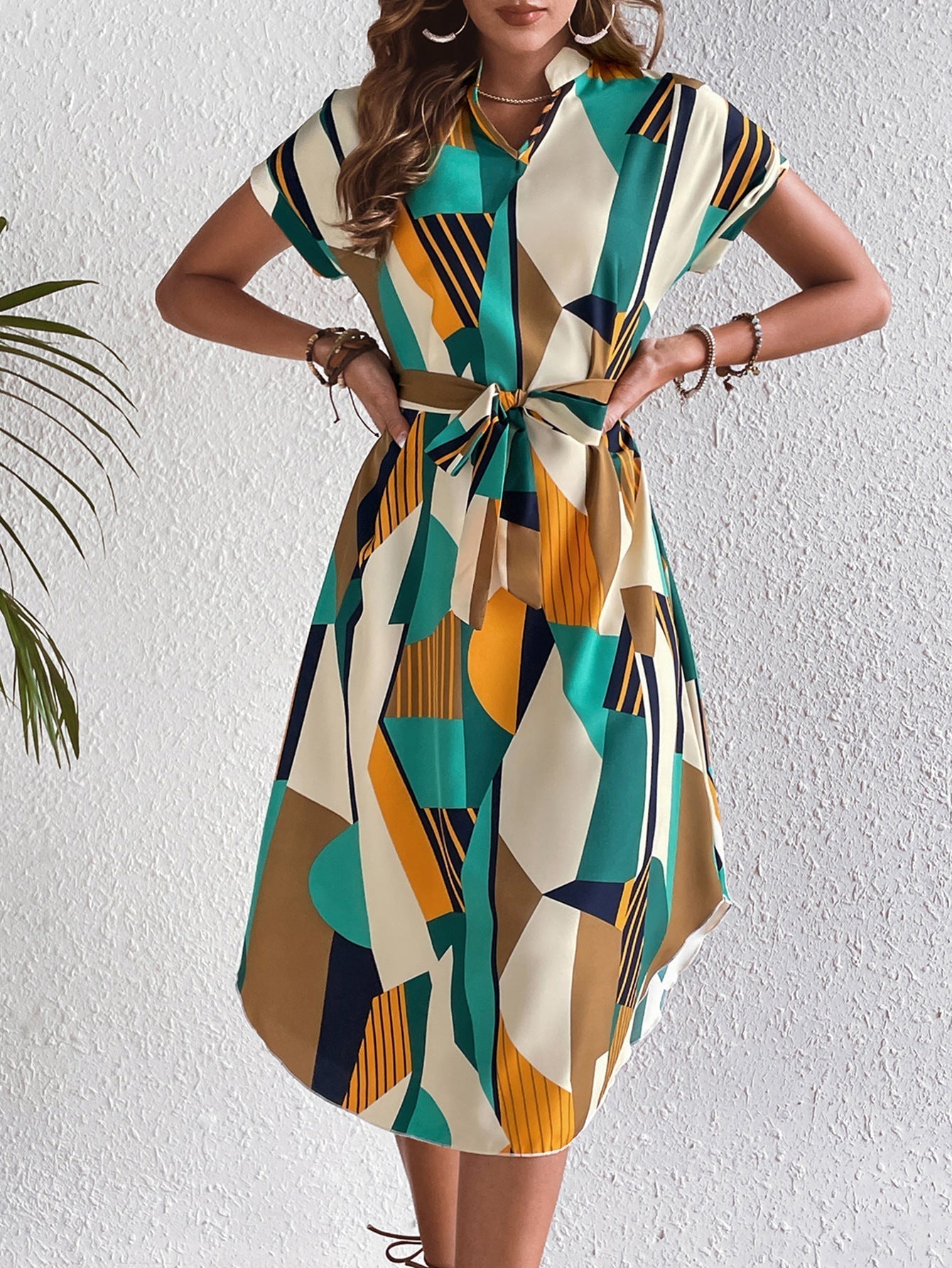 Botha™ Zosia - Abstract Art Dress for Timeless Elegance