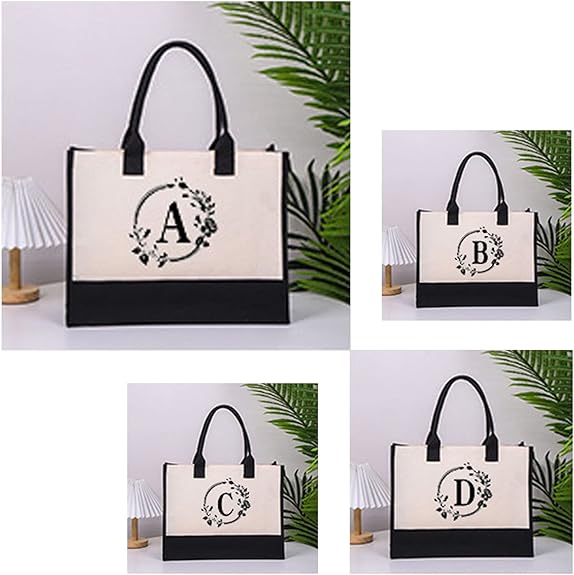 Botha™ Ivy- Personalized tote bag with letters