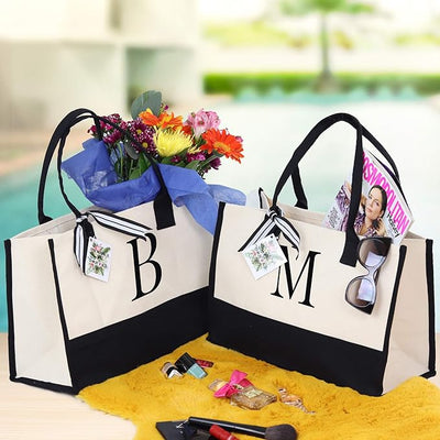 Botha™ Ivy- Personalized tote bag with letters