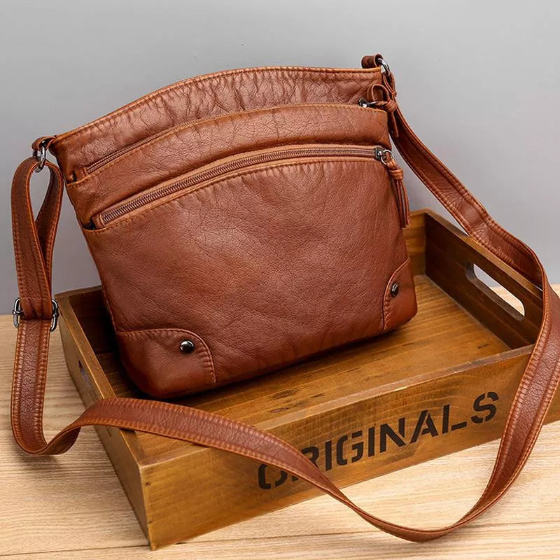 Botha™ | Nora Leather Shoulder Bag