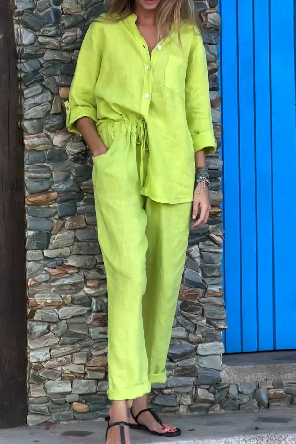 Botha™ Alyson - V-Neck Top & Lounge Pants Set