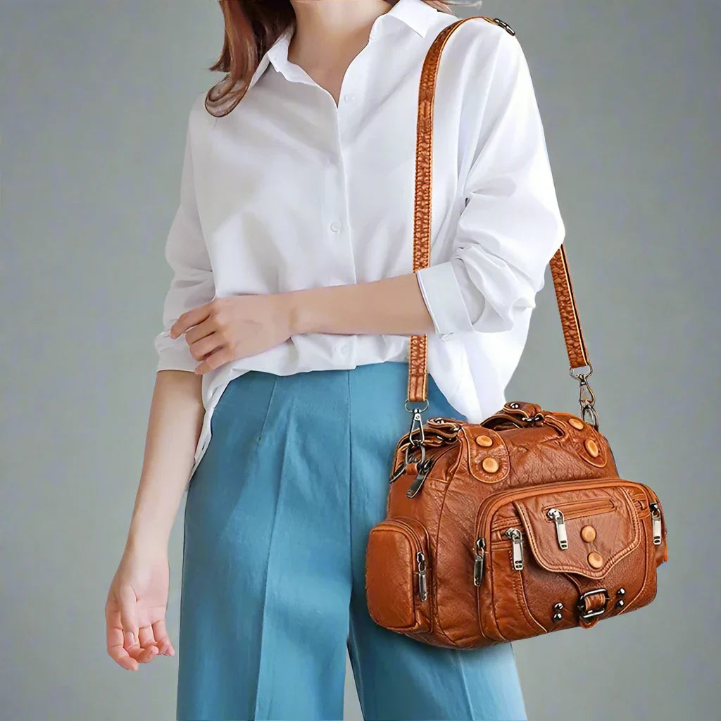 Botha™ Payton - Stylish shoulder bag made of soft vegan leather