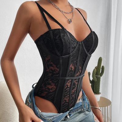 Botha™ Brooke | Embroidered corset bodysuit