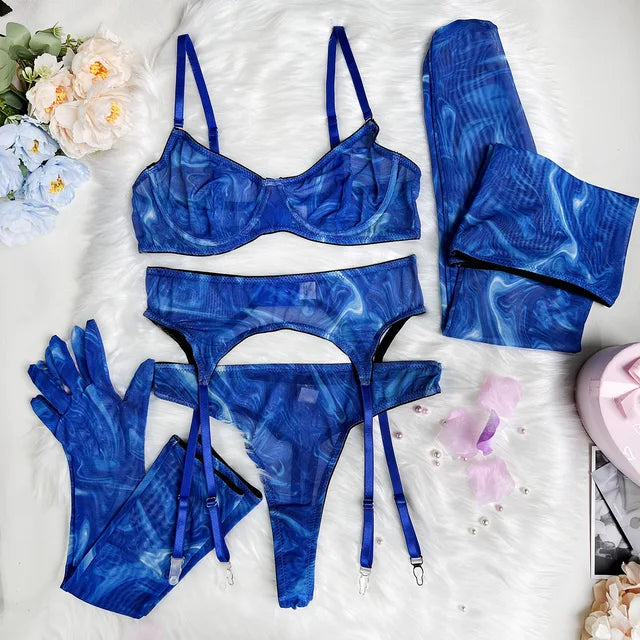 Botha™ Asanda - 5-piece tie dye lingerie set