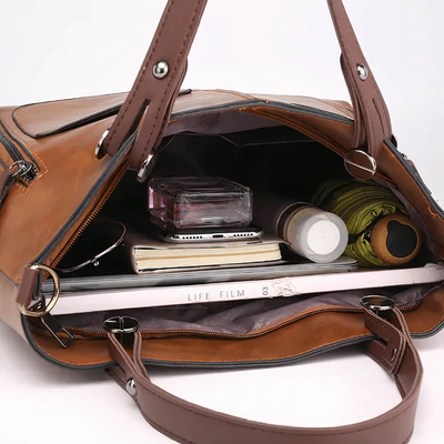 Botha™ | Mila Vintage style leather shoulder bag