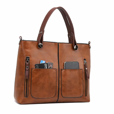 Botha™ | Mila Vintage style leather shoulder bag