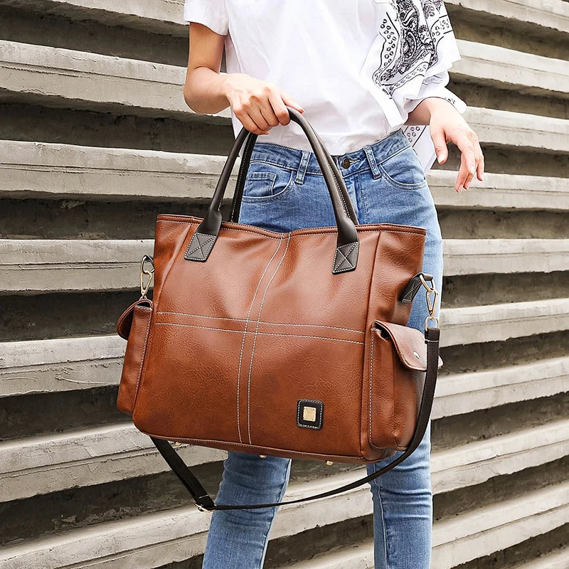 Botha™ | Georgia Large leather tote is taken