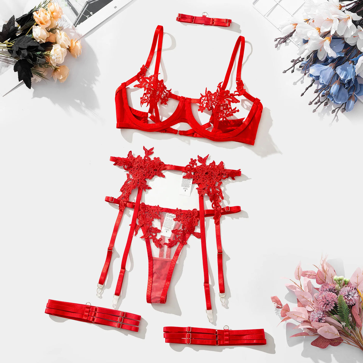 Botha™ Puleng - 3-piece French lingerie set