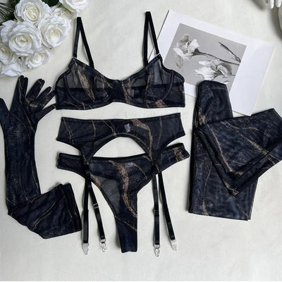 Botha™ Asanda - 5-piece tie dye lingerie set