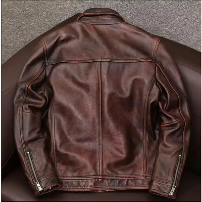 Botha™ Lubanzi - Vintage Vegan Leather Jacket