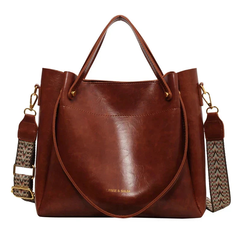 Botha™ Sienna - Elegant leather bag with two straps