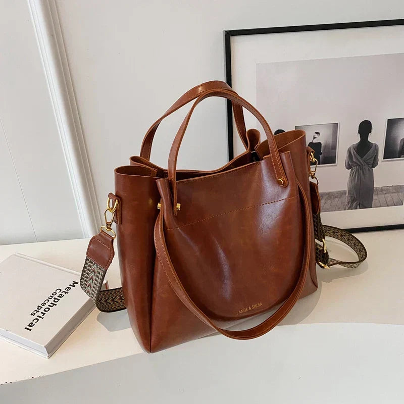 Botha™ Sienna - Elegant leather bag with two straps