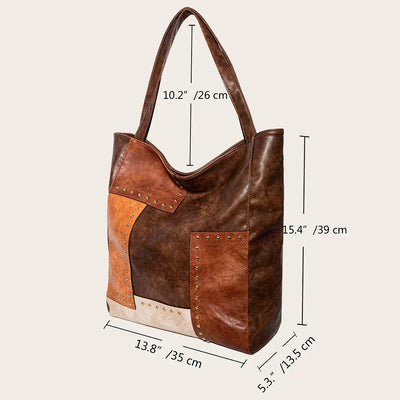 Botha™ Willa - Vintage patchwork leather bag