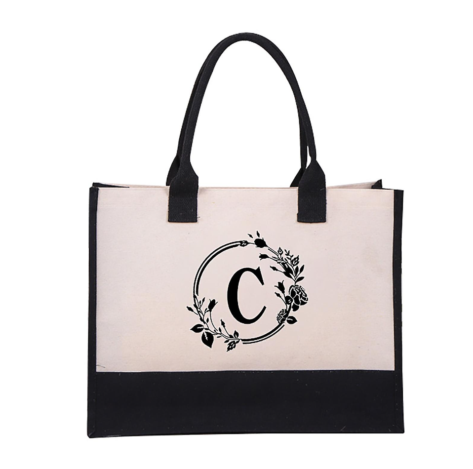 Botha™ Ivy- Personalized tote bag with letters