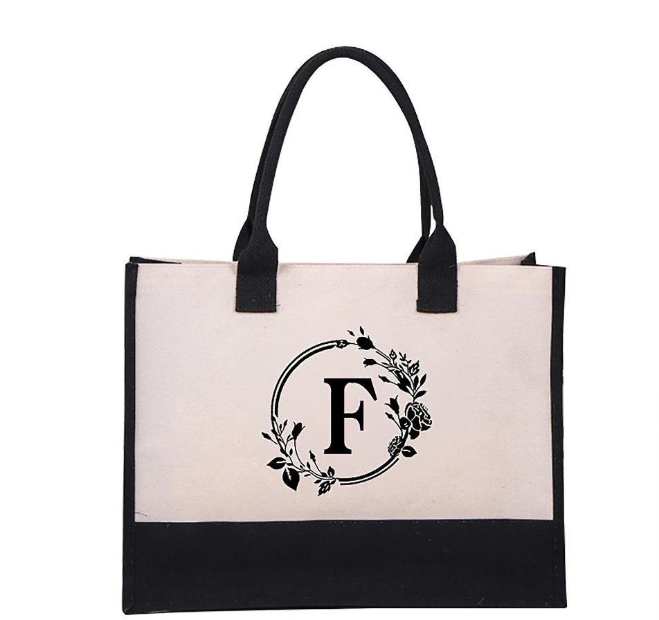 Botha™ Ivy- Personalized tote bag with letters