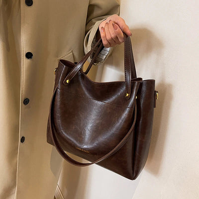 Botha™ Sienna - Elegant leather bag with two straps