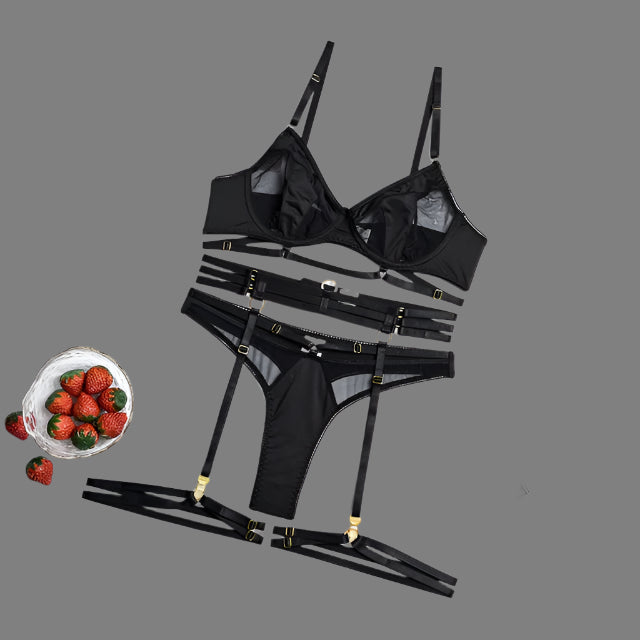 Botha™ Freja | luxurious 3-piece French lingerie set