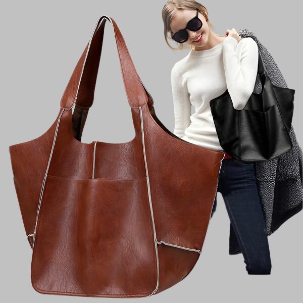 Botha™ | Daphne New oversized handmade vegan leather handbag