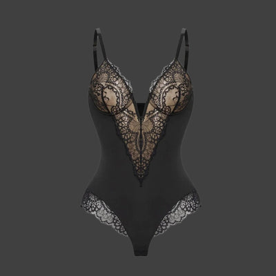 Botha™ Briar | Shapewear bodysuit with plunging V-neck made of lace