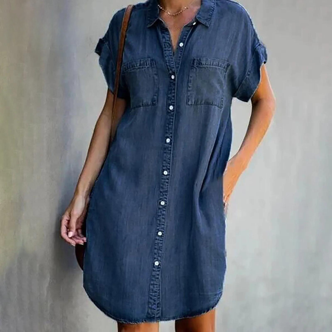 Botha™| Mia  timeless denim dress