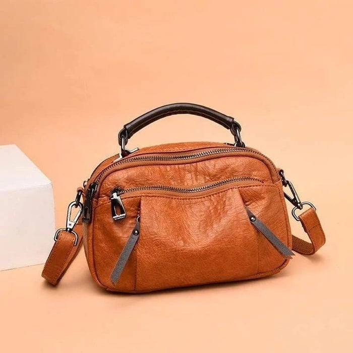 Botha™ Florence - Handmade soft leather multi-compartment bag