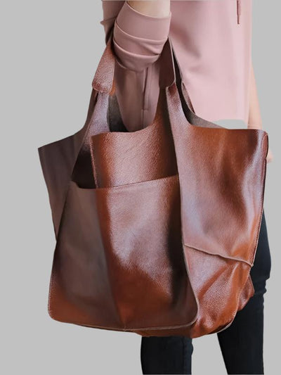 Botha™ | Daphne New oversized handmade vegan leather handbag