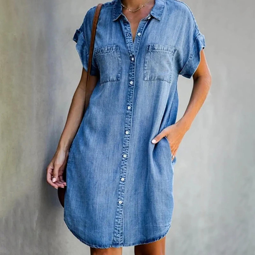 Botha™| Mia  timeless denim dress