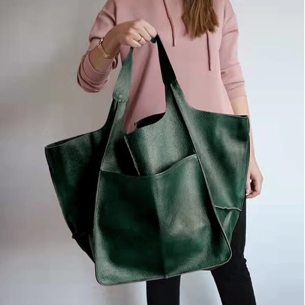 Botha™ | Daphne New oversized handmade vegan leather handbag