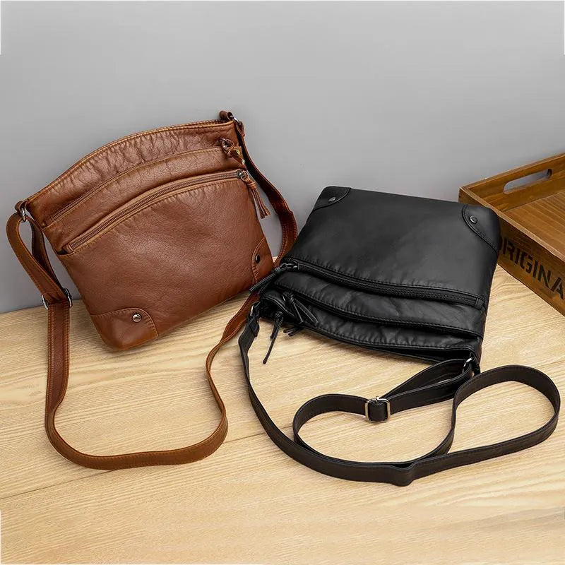 Botha™ | Nora Leather Shoulder Bag