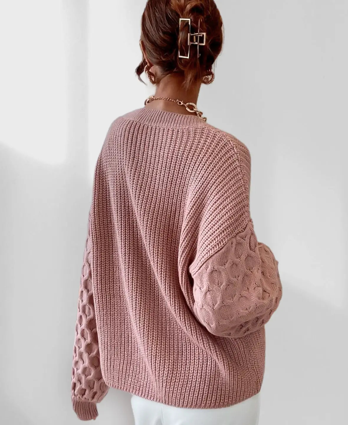 Botha™ Alexa - Ribbed Knit Drop Shoulder Sweater