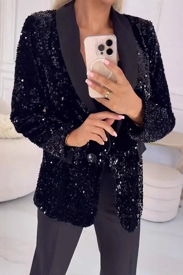 Botha™ Gwen - Glittering Christmas Blazer Jacket