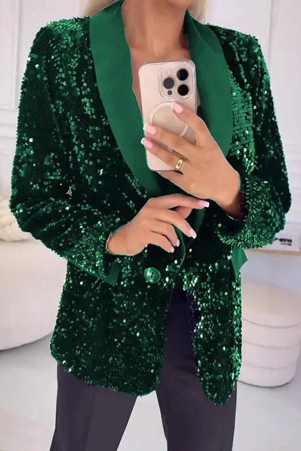 Botha™ Gwen - Glittering Christmas Blazer Jacket