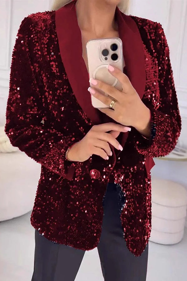 Botha™ Gwen - Glittering Christmas Blazer Jacket