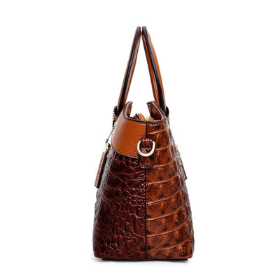 Botha™ | Miller  Stylish crocodile leather bag with handmade details