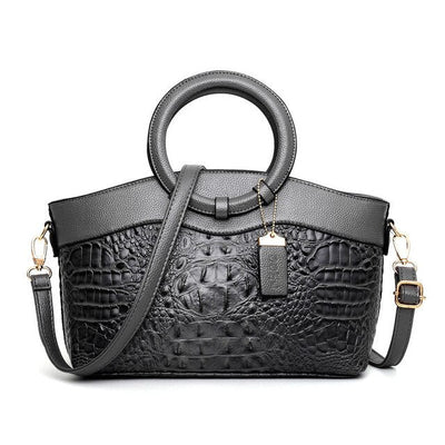 Botha™ | Miller  Stylish crocodile leather bag with handmade details