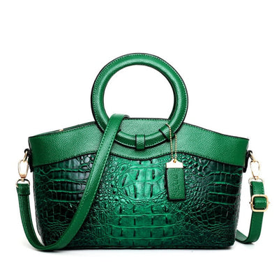 Botha™ | Miller  Stylish crocodile leather bag with handmade details