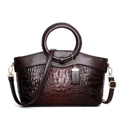 Botha™ | Miller  Stylish crocodile leather bag with handmade details