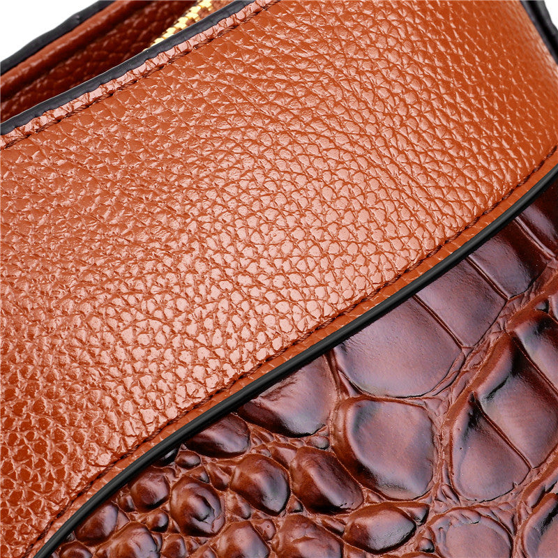 Botha™ | Miller  Stylish crocodile leather bag with handmade details